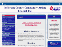 Tablet Screenshot of jeffersoncountycac.com